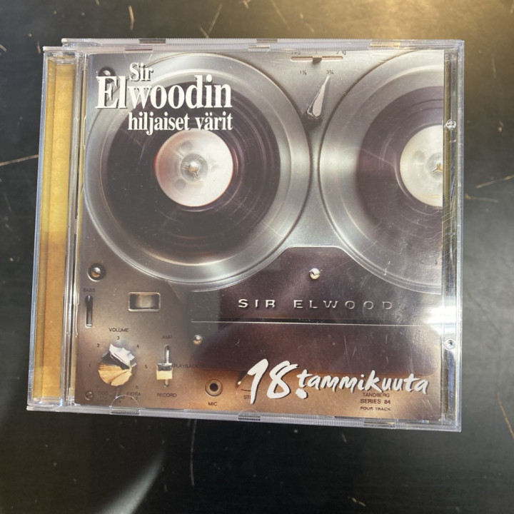 Sir Elwoodin Hiljaiset Värit - 18. tammikuuta CD (M-/VG+) -pop rock-